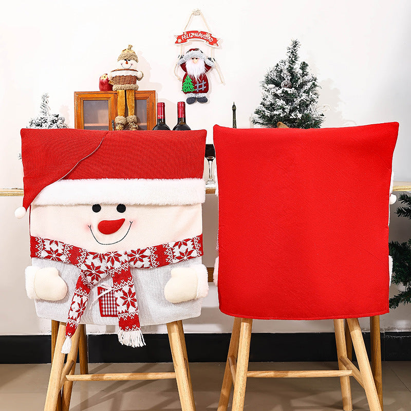 Festlicher Weihnachts-Stuhlüberzug Brehn
