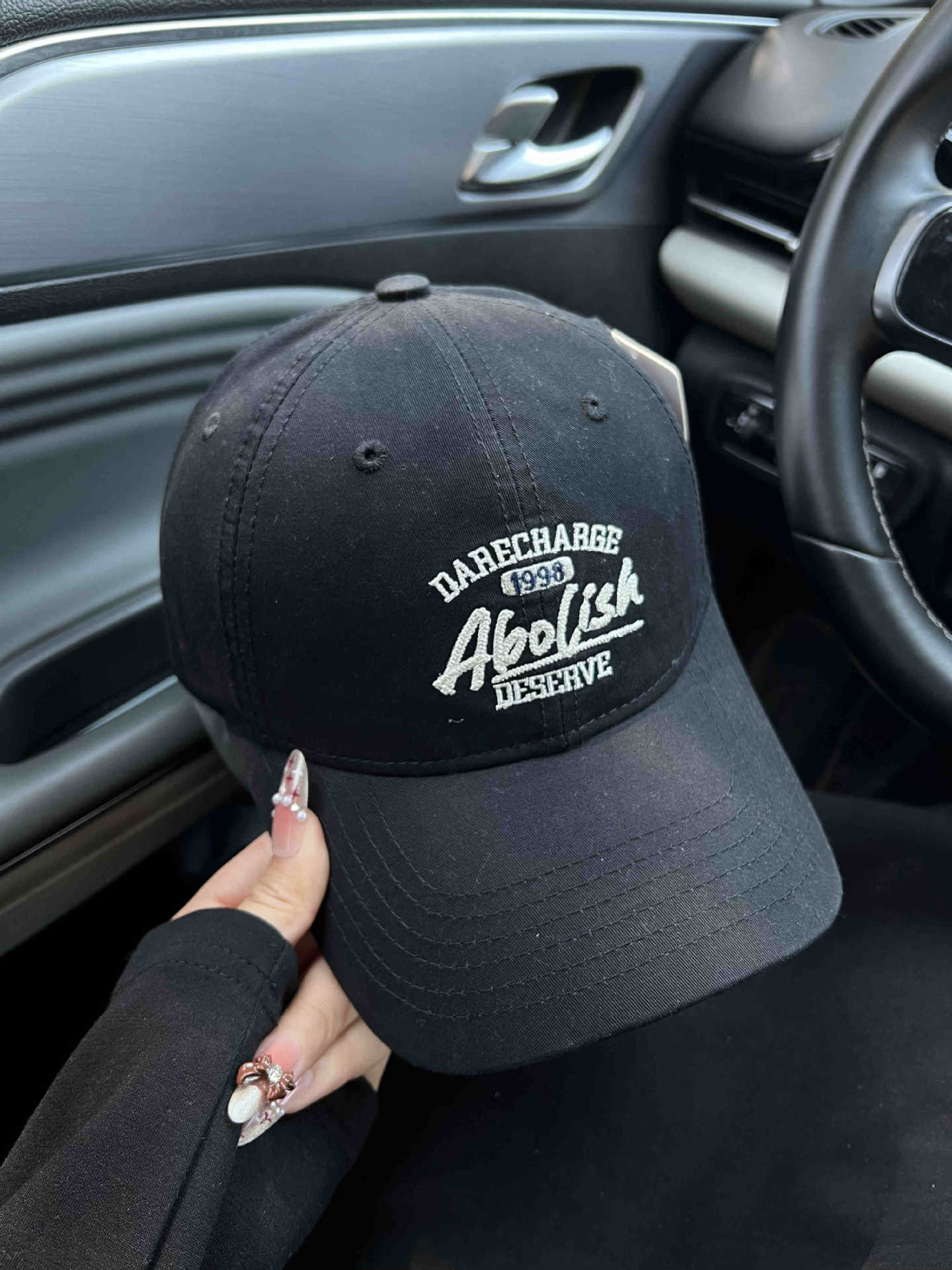 Herren Casual Abgenutzte Grafik Cap Brehn