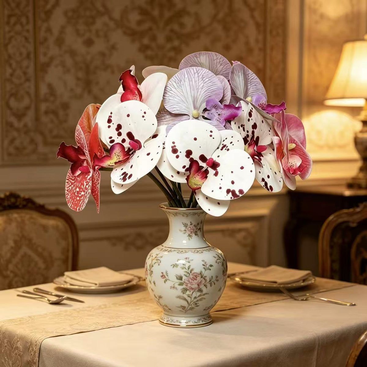 Lebensechte künstliche Orchideenstängel