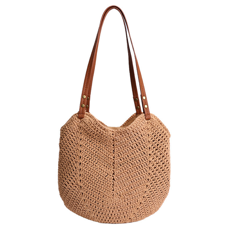 Handgefertigte Strohtasche Brehn