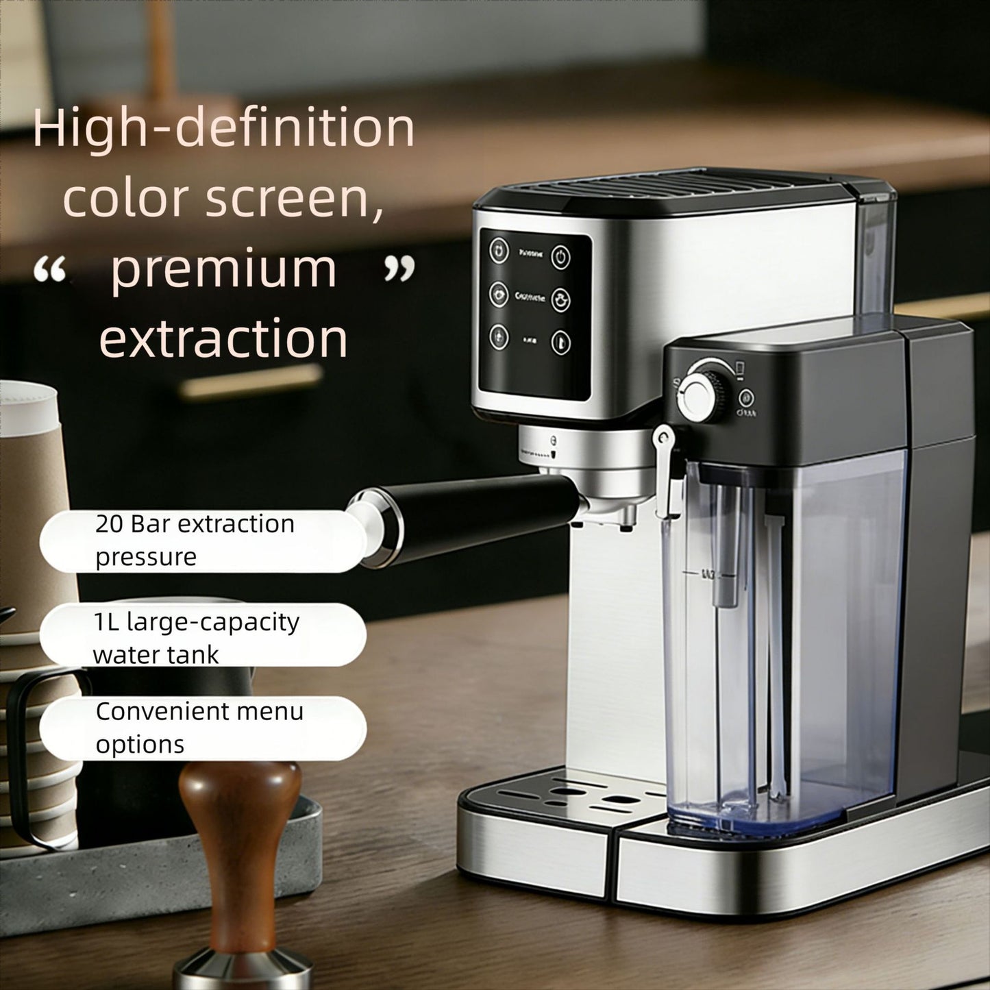 Professionelle Siebträgermaschine Brehn