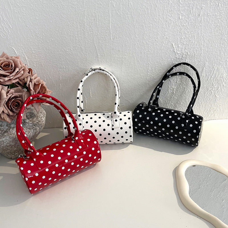 WoChic Strukturierte Gepunktete Handtasche Brehn