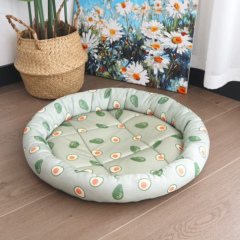 Avocado-Themen Katzenbett
