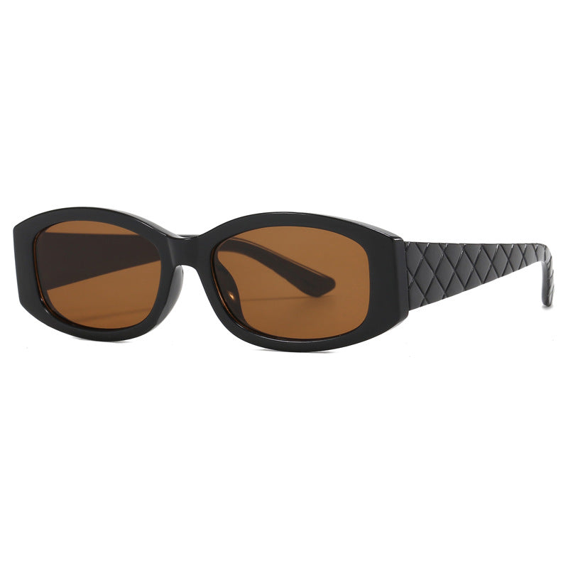 Damen Modische Retro-Sonnenbrille mit quadratischer Fassung Brehn