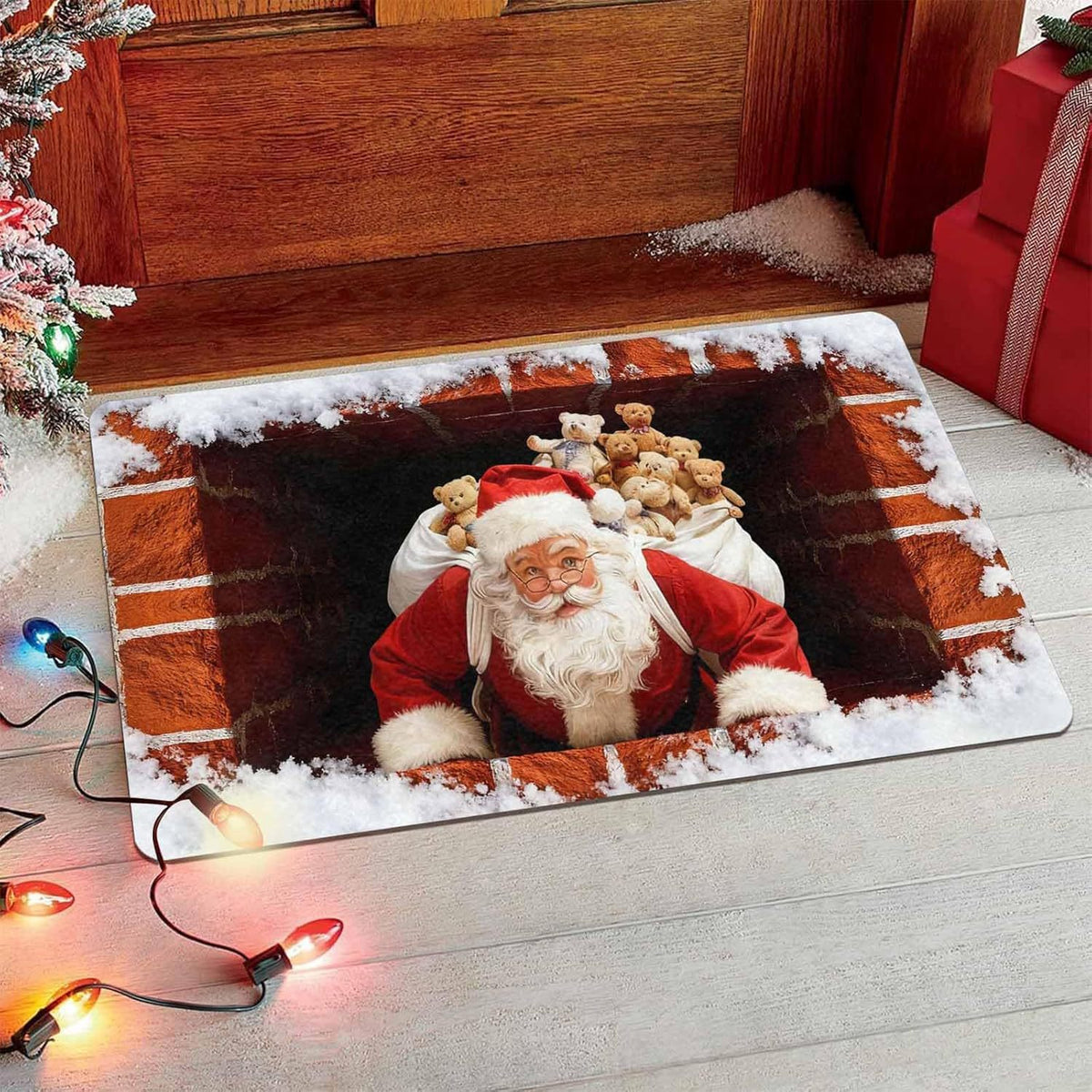 Dekorativer Weihnachtsfußmatte