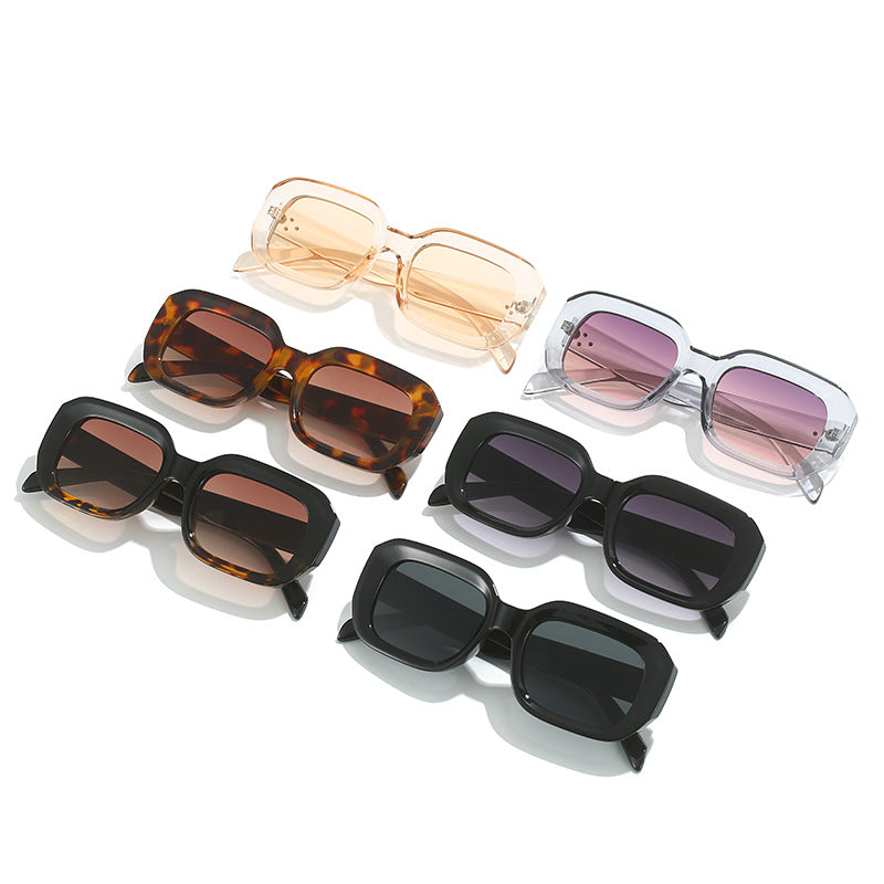 Damen oversized quadratische Sonnenbrille mit trendigem Design Brehn