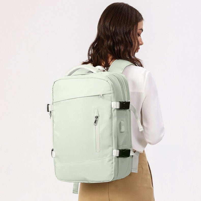 Multifunktionaler Laptop-Rucksack Mit Usb-Ladeanschluss Und Wasserabweisendem Material Brehn