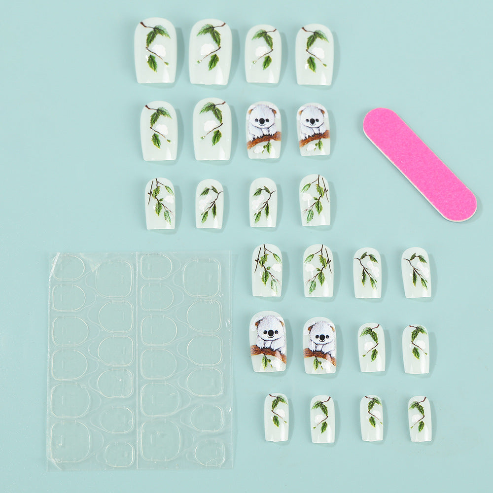Kunstnägel im kreativen Panda-Design Brehn