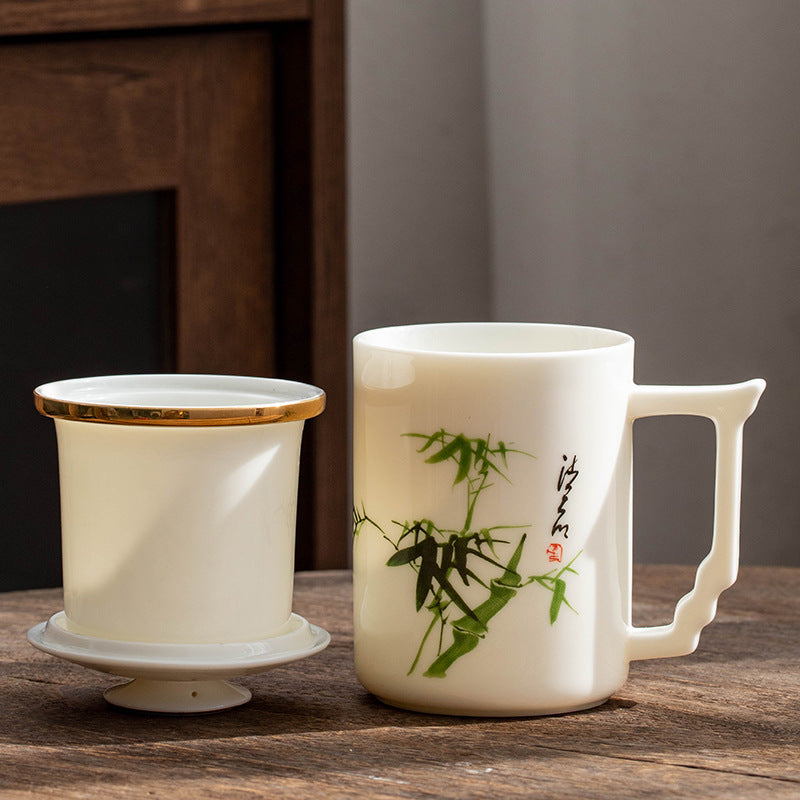 Künstlerische dekorative Teetasse