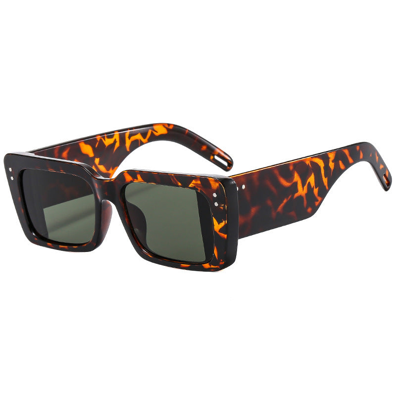 Damen Modische quadratische Sonnenbrille mit eleganter Rahmenstruktur Brehn