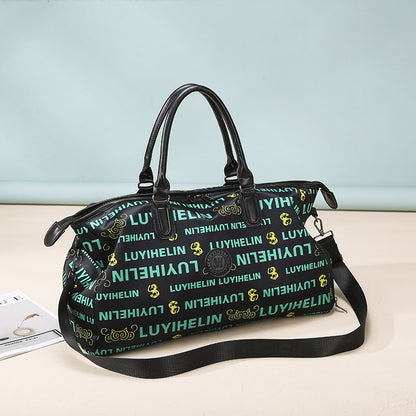 Stylische Blumenprint-Wochenend-Duffle-Tasche Brehn