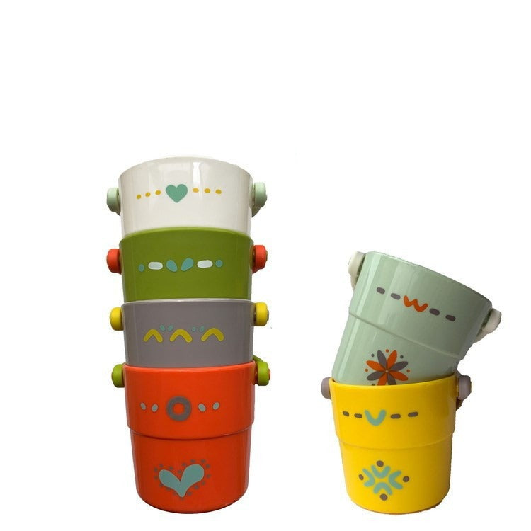Unisex bunte Aufbewahrungseimer mit ergonomischem Griff Brehn