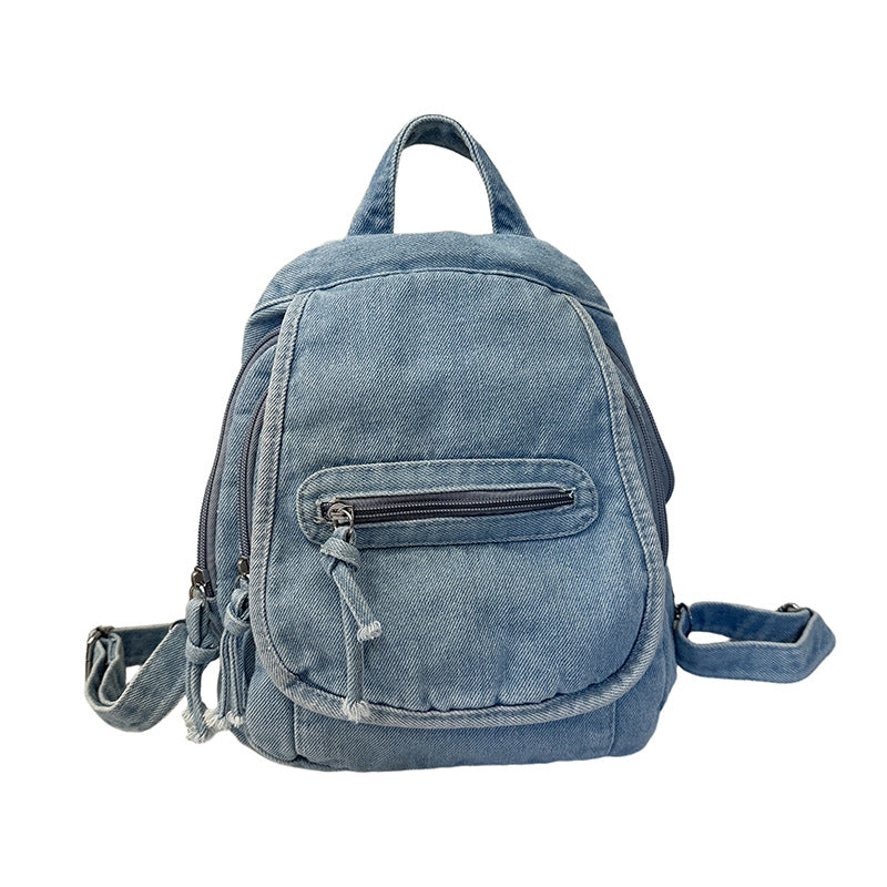 Stylische Denim Mini-Rucksack Brehn