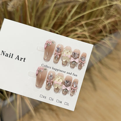 Niedliches Themen-Press-On-Nagelset