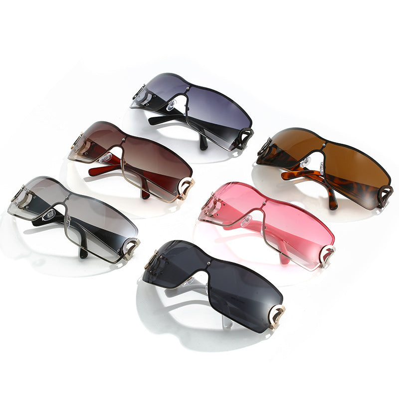 Stylische Chunky Quadratrahmen Sonnenbrillen Brehn