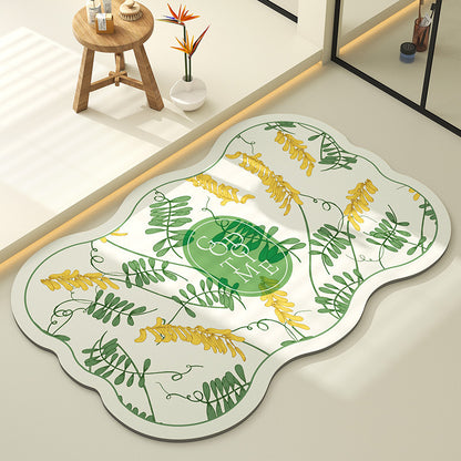 Dekorative Blumen Teppich