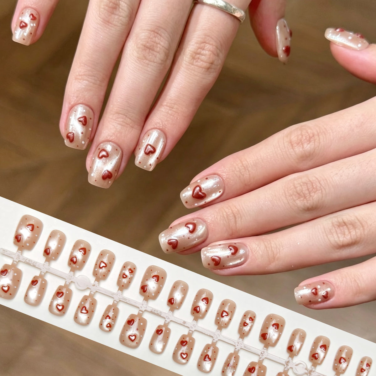 Herzdesign Press-On Nagelkunst