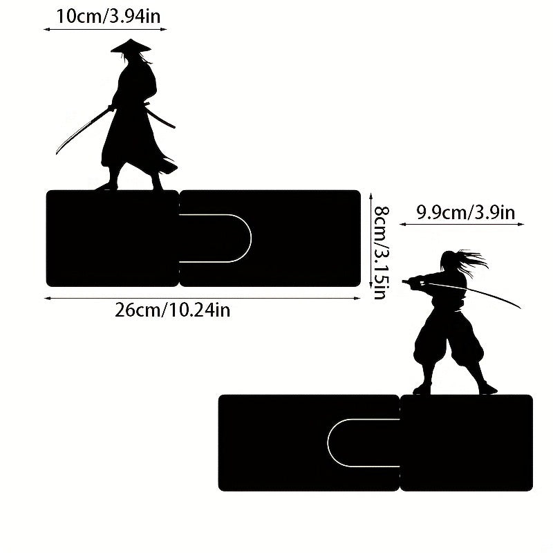 Samurai-Themen Dekorative Buchstützen