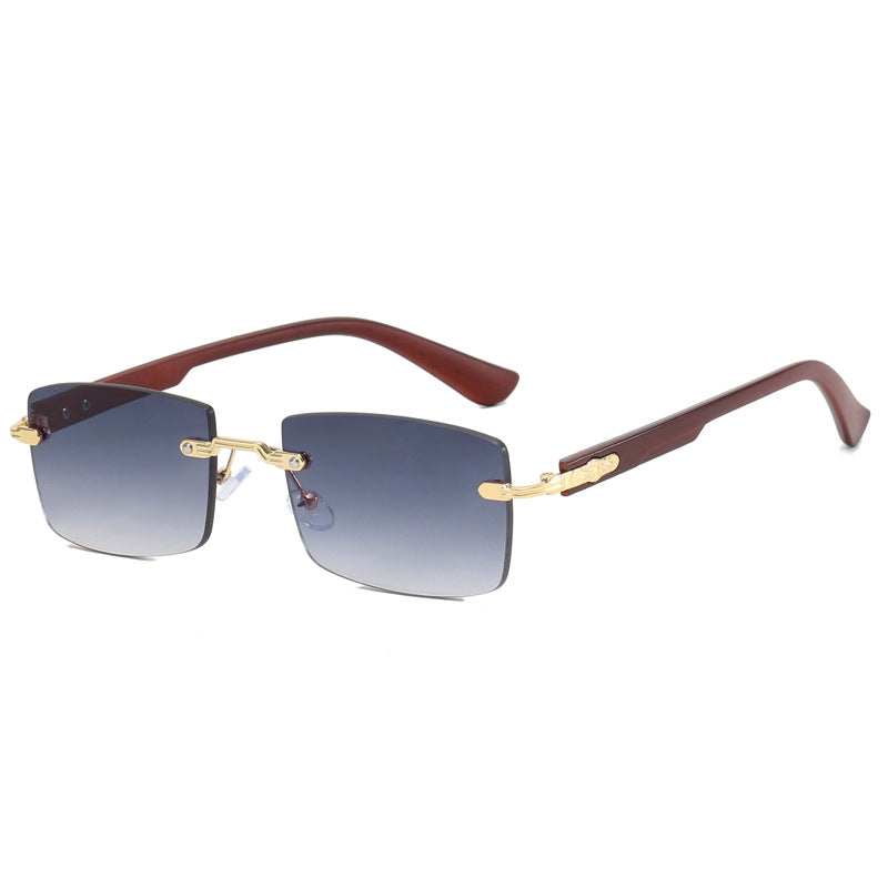Damen modische quadratische Sonnenbrille mit exquisitem goldenen Rahmen Brehn