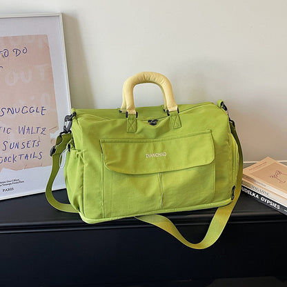 Stylische Canvas Wochenend-Duffle Bag Brehn