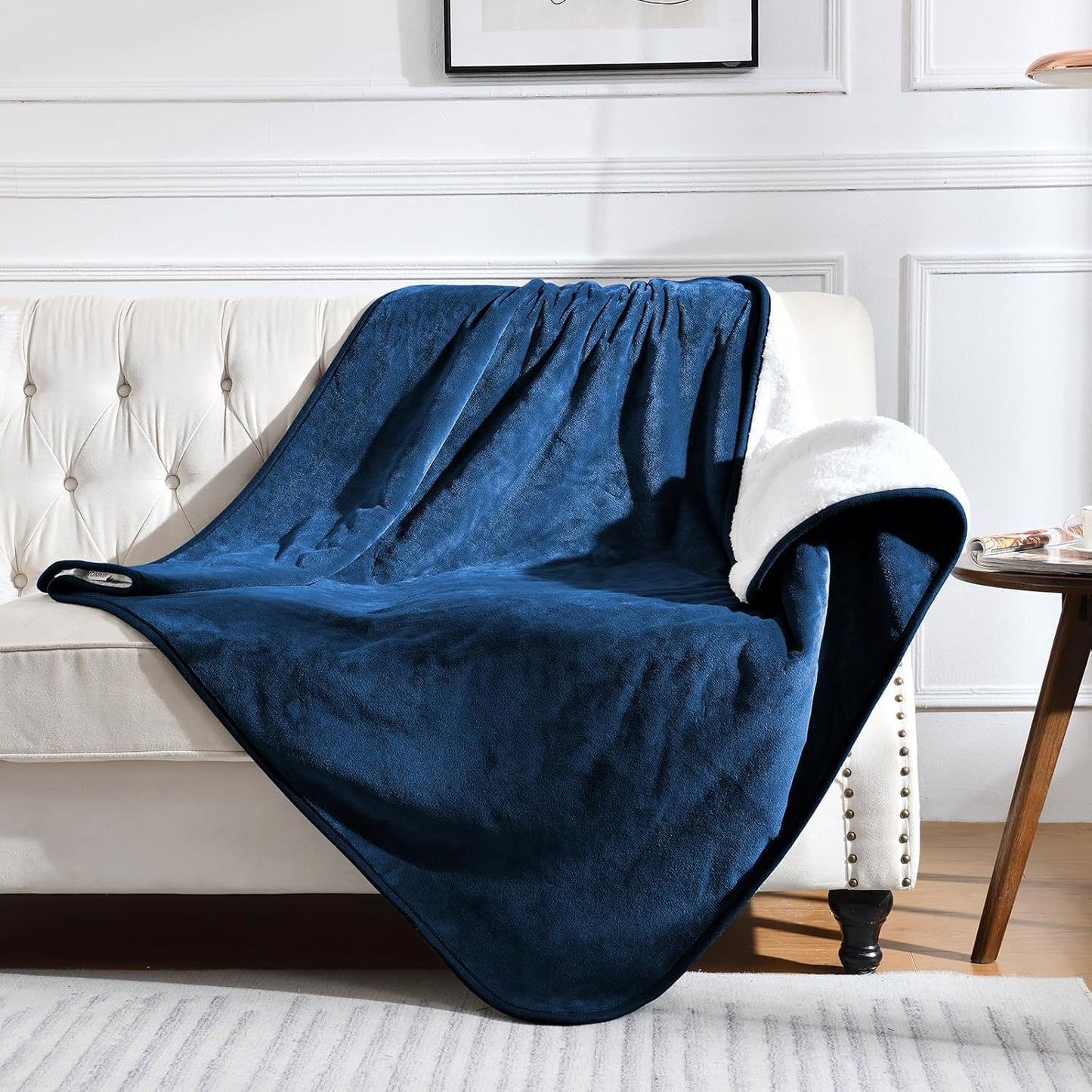Ultra-Plush Sherpa gefütterte Decke Brehn