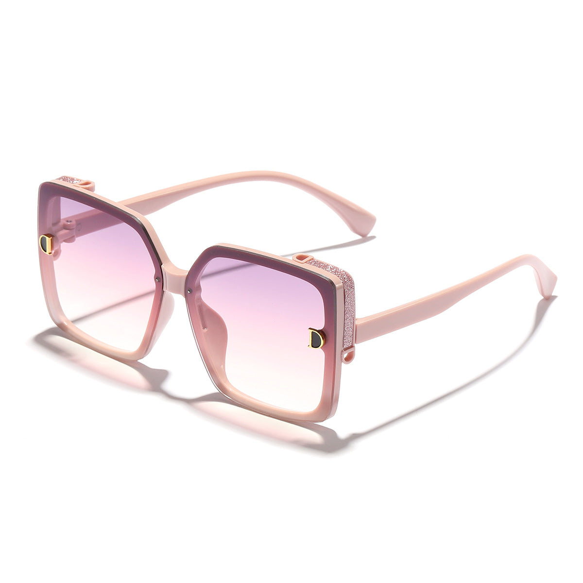 Damen Designer-Sonnenbrille mit luxuriösem Rahmen und glitzernden Details Brehn