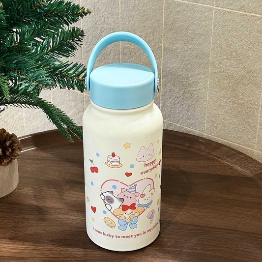 Damen Isoliertrinkflasche mit fröhlichem Tiermotiv Brehn