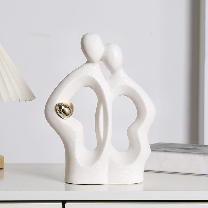 moderne und stilvolle Tischskulptur Brehn