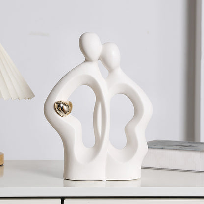 moderne und stilvolle Tischskulptur Brehn