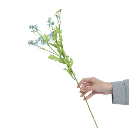 Realistische gelbe Wildblumenstiel