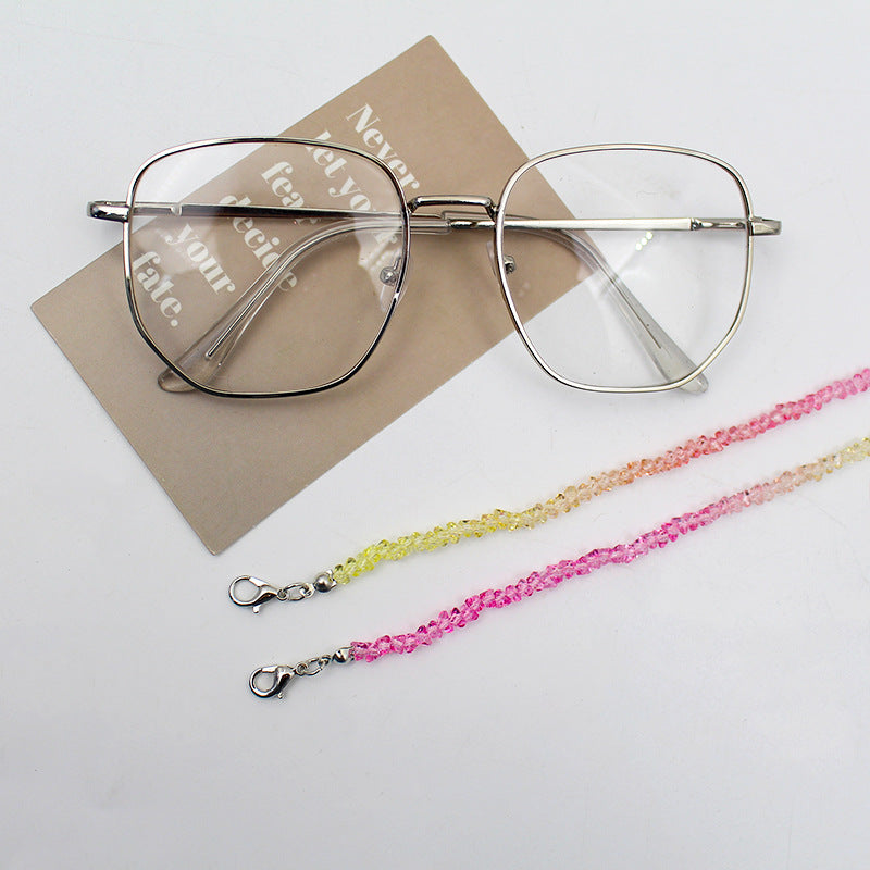 Elegante Kristallperlen Brille Kette Brehn