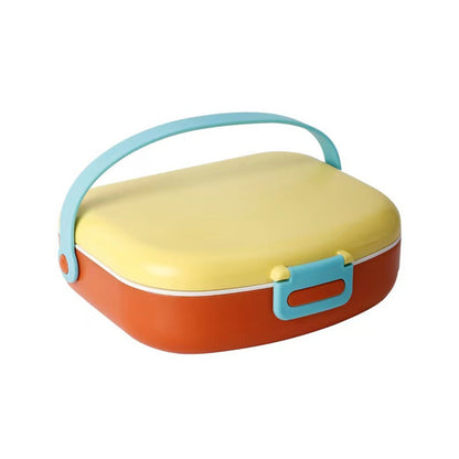 Isolierte Lunchbox mit Besteckset