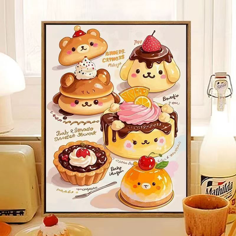 Süßes, dessertthemen Wandkunst Brehn