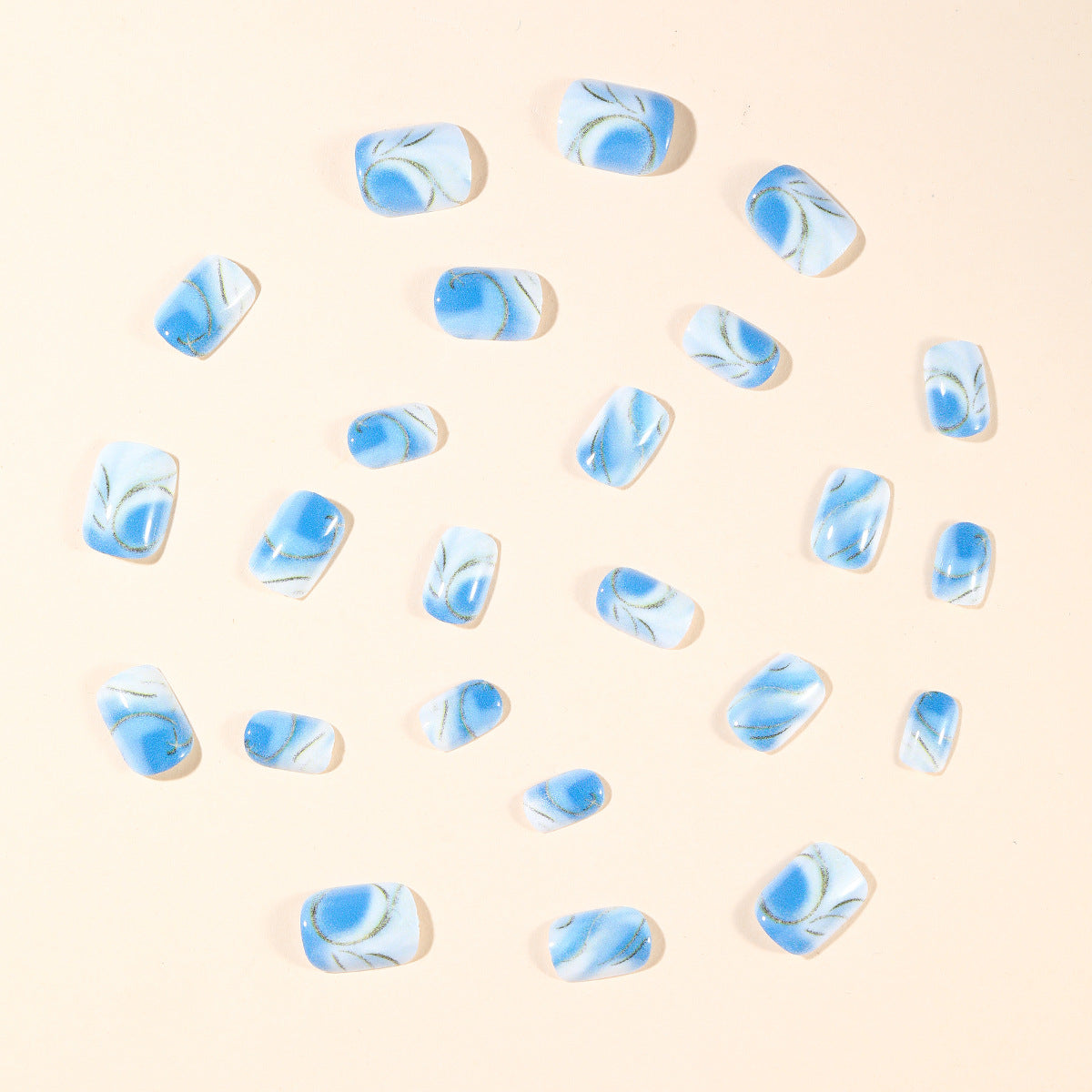 Künstlerische 3D Acryl-Nagelkunstverlängerungen Brehn