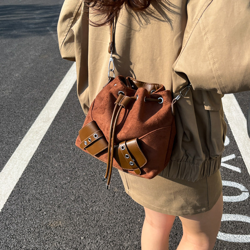 Suede Bucket Bag Brehn