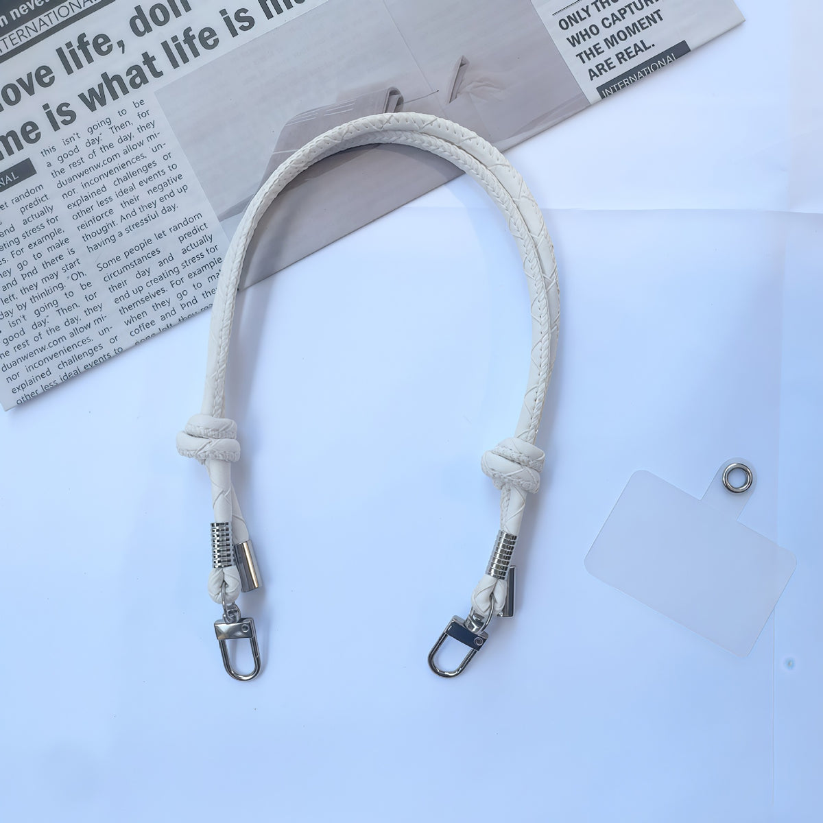Premium geflochtener Lanyard mit ID-Halter Brehn
