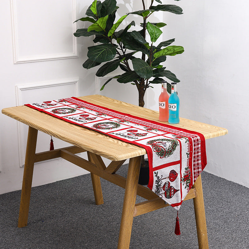 Weihnachts Tischläufer mit Rentier-Motiv Brehn