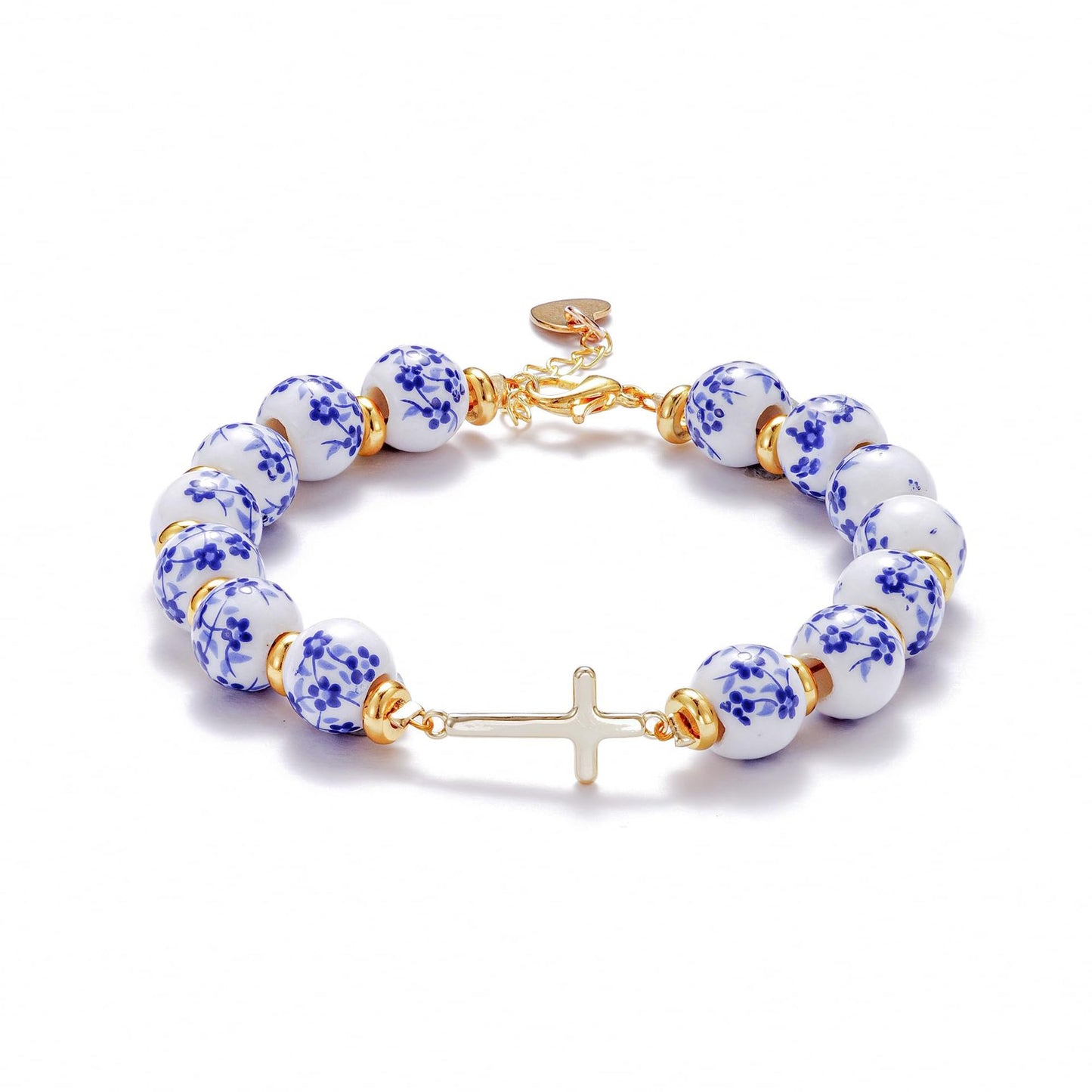 Florale Perlen-Charm-Armband Brehn
