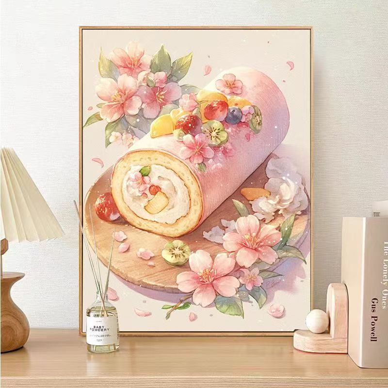 Gourmet Dessert-Themen Leinwand Wandkunst Brehn