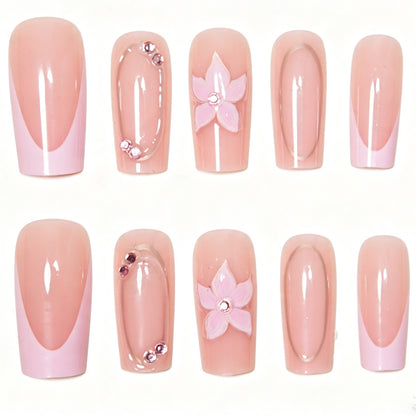 Elegantes florales Nagelkunst-Set Brehn