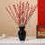 Silberne Weide Dekorative Zweig Vase