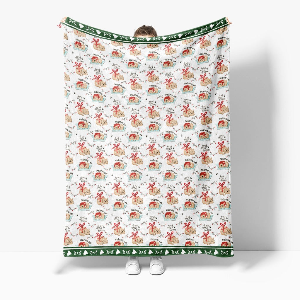 Festliche Feiertags-Fleece-Decke