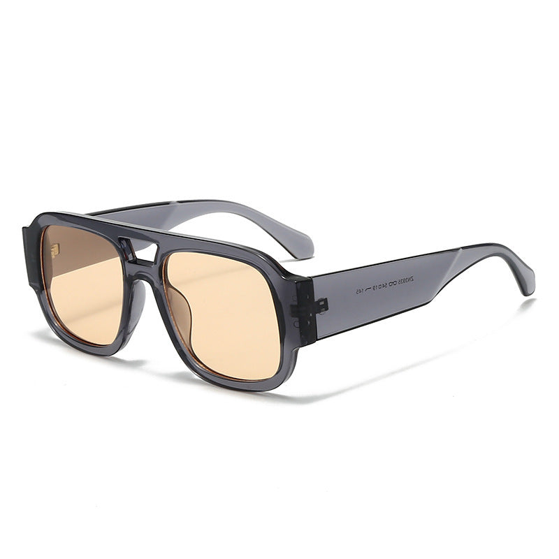 Unisex Bold Frame Retro Sonnenbrille Brehn