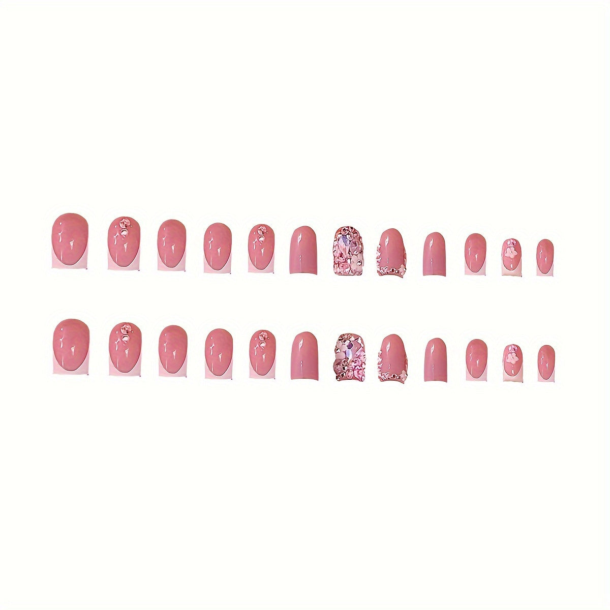 Dekoratives Strass-Nagelkunst-Set Brehn