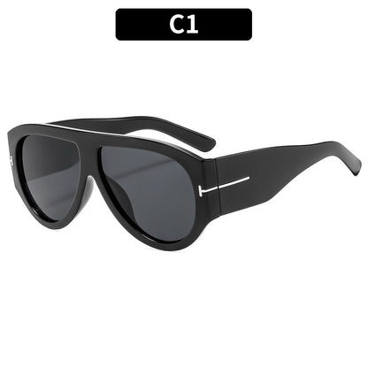 Fette Winkelform Cat-Eye Sonnenbrille