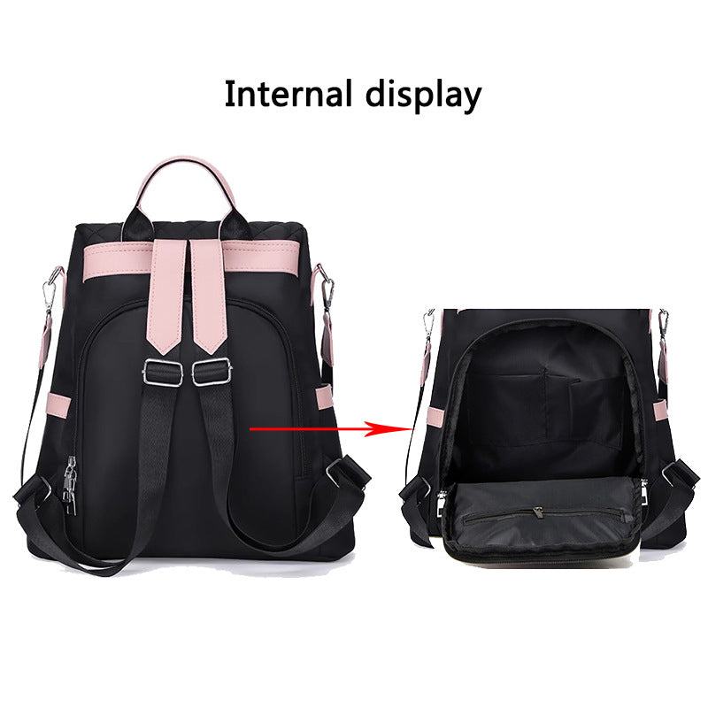 Strukturierter gesteppter Rucksack Brehn
