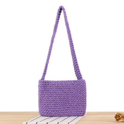 Handtasche Aus Hochwertigem Makramee mit Stilvollem Schulterriemen Brehn
