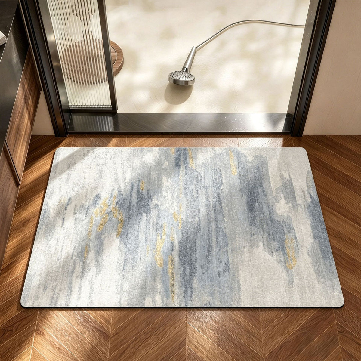 Florales Design Absorbierende Badezimmermatte Brehn