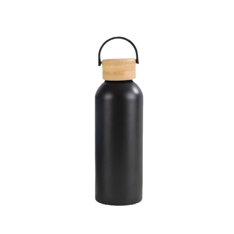 Damen elegante und praktische Isolierflasche mit Bambusdeckel Brehn