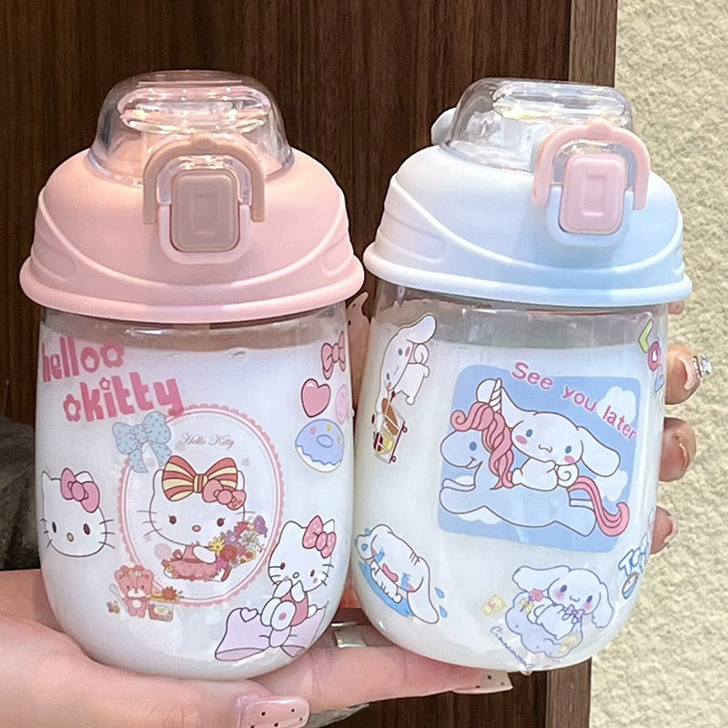 Damen verspielte Trinkflasche mit einzigartigem Sicherheitsverschluss Brehn